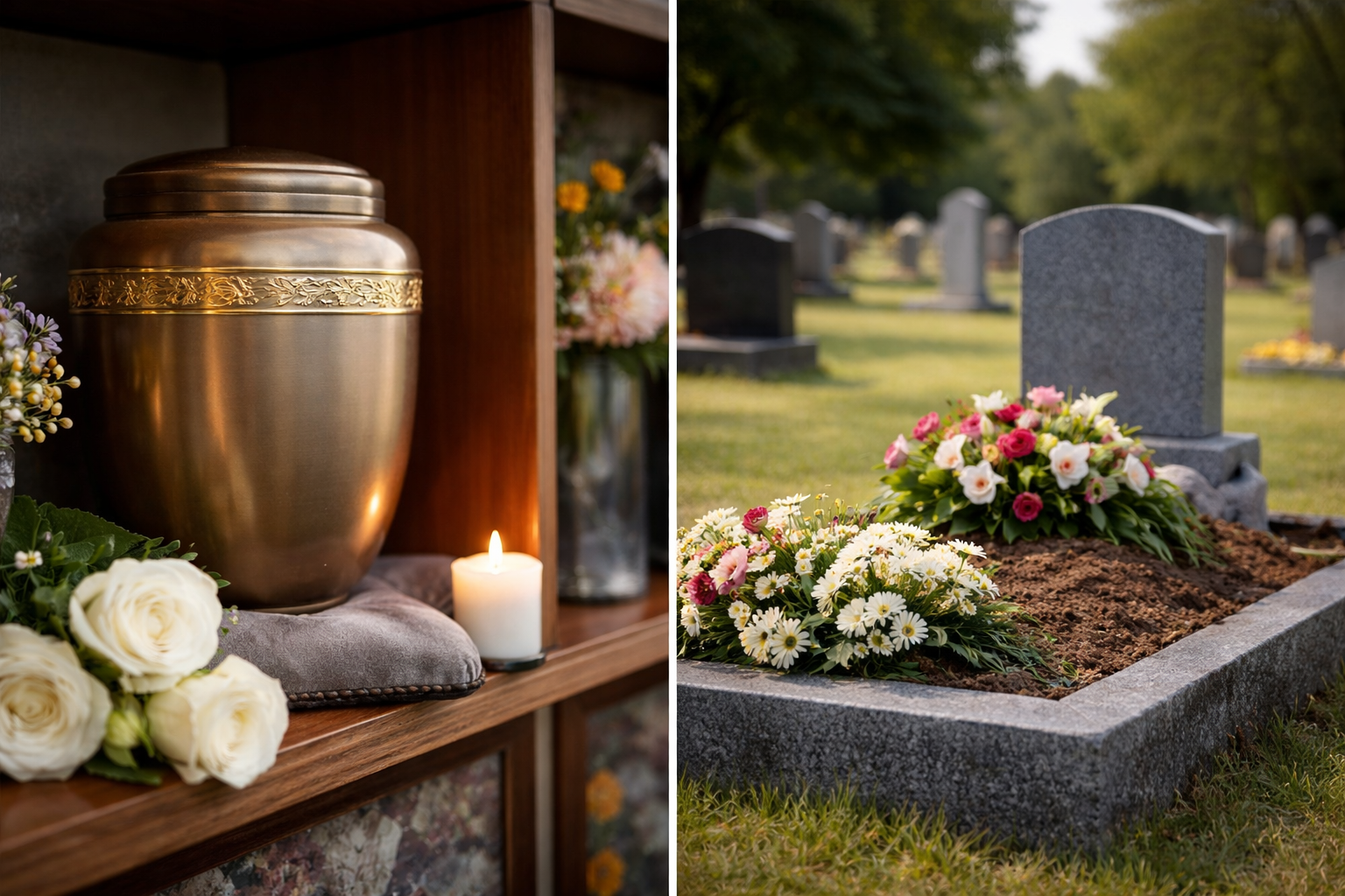 Diferença entre cremação e sepultamento: entenda as opções