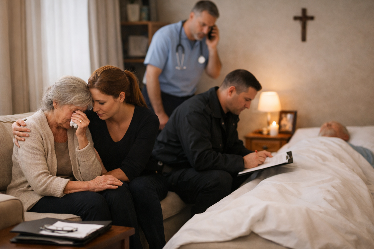 Morte em casa: o que fazer de forma segura e legal